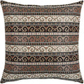 Throw Pillow Covers Kilim Khaki Green and Black - 18 x 18 Inches Decorative Pillows, Boho Room Decor for Couch, Bohemian Square Case for Farmhouse, Southwestern Shams, Aztec, Patio
