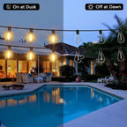120FT Outdoor String Lights, Ultra Long Waterproof 30+2 Shatterproof Bulbs Led Outside Patio Lights for Porch Deck Garden Backyard Balcony Wedding Party Decor