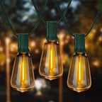 LUCKY TL 1000 FT C9/E17 Christmas Light Sockets Set Spool, Green SPT-1 Wire, 12 Inch Spacing, C9 Outdoor String Lights, UL Listed