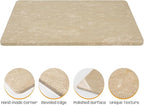 Marble Cutting Board For Kitchen, Large Marble Slab Pastry Board With Non-Slip Feet For Baking, Cheese, Charcuterie, Chocolate, 16x20 Inch, Pack Of 1 Piece