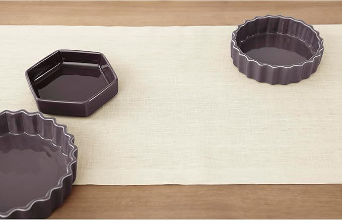 Solino Home Linen Ivory Table Runner 48 Inches - 100% Pure Linen Small Table Runner 14 x 48 Inch Ideal for Dresser and Coffee Tables - Fall, Autumn, Thanksgiving, Christmas, Holiday - Fete
