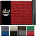 GORILLA GRIP Traffic Guard Door Mat, Heavy Duty Welcome Mats, Commercial Office Space Doormat, Waterproof, Fade Resistant, Strong Rubber Backing, Low Profile, Shoe and Boot Scraper, 29x17, Red