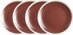 Rock Ridge Speckled Stoneware Dinnerware Set (16pc Set, Brown and Ivory)