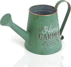 Cute Small Watering Can Indoor Plants Garden Metal Decorative Watering Cans for Outdoor Plants Bonsai Outdoor Garden Flower Decorative (Green, 1.5L, 50.7 Oz)
