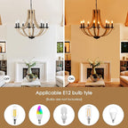 Farmhouse Chandeliers for Dining Room Light Fixture, 8-Light 28" Adjustable Height Retro Faux Wood Texture Rustic Light Fixtures for Living Room Bedroom Kitchen Island Foyer Entryway