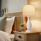 Seealle 22.6" Bedside Lamps Set of 2 with USB C+A - Dimmable Touch Lamps for Night Stands Bedroom Living Room End Table(Bulbs Included)