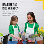 KP Kool Products Watering Can 1/2 Gallon - Small Watering Can for Indoor Plants - Outdoor Watering Can - Black Plant Waterer - Plastic Watering Can for Garden - 1 Pack