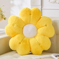 Flower Pillow, Cute Daisy Pillow 19.6In Yellow Flower Shaped Plush Throw Pillow for Home Bedroom Sofa Chair Couch Decor