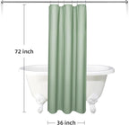 LaCyan 3 in 1 Waterproof Waffle Weave Shower Curtain and Clear Liner Set with 6 Stainless Steel Hooks Double Sided for Bathroom 72 Inches Heavy Duty Polyester Fabric Shower Curtains 36x72