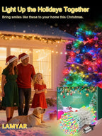 Christmas Lights with 1000 LEDs, 328FT Extra Long Plug in Fairy String Lights for Outdoor Tree and Indoor Décor, 8 Modes & Timer, IP65 Waterproof Lights for Yard Garden Decor (Multi-Color)