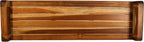 EcoDecors, 34 inch, with LiftAid Handles, Bath Tray for Tub, Bath Tub Tray Wood, Bathtub Table, Caddy for Bathtub in Natural Teak