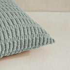 Fancy Homi Decorative Throw Pillow Covers for Living Room Couch Bed, Modern Farmhouse Boho Home Decor, Accent Cushion Case (14 x 24-Inch, Grey Blue)