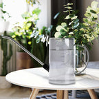 Plastic Watering Can - with Long Spout - 1/4 Gallon - 34 Oz - Whte
