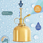 Watering Can Indoor Plants - Brass Plant Mister - Stylish and Rust Resistant Watering Cans for Healthy Hydration - Prevents Overwatering