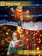 4 Pack Total 800 LED Solar Christmas Lights Outdoor, Solar String Lights for Outside with 8 Modes, Waterproof Green Wire Solar Powered Tree Light for Xmas Party Yard Garden Decorations (Warm White)