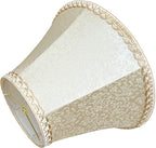 Tootoo Star Brown Large Drum Lamp Shade for Chandeliers Floor Light and Table Lamp,12x16x11" Spider,Fabric Natural Linen Hand Crafted (light yellow)