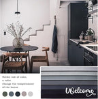 Bulijojo Grey Entrance Door Mat Large 17 x 30 Inch Entry Way Doormat Front Door Rug Outdoor Heavy Duty Welcome Mat, Non Slip Rubber Back Low Profile