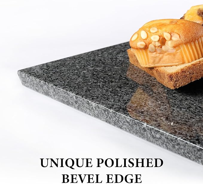 Koville Natural Marble Cutting Board for Kitchen, 16x20inch Extra Large Hand Crafted Marble Slab for Cheese, Charcuterie, Pastry Board - Wedding Gift, House Warming Gift