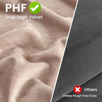 PHF Truly Velvet Euro Sham, 26"x 26",No Insert, 2 Pack Color Gradient Euro Throw Pillow Covers, Ultra Soft Cozy Pillow Covers for Home Decorative, No Shedding, No Pilling, Rose Pink