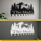 Custom Metal Key Rack Hooks, Personalized Key Holder for Wall, Forest, Mountain Theme Wall Decoration Hooks, Key Hanger Organizer for Living Room, Entryway, Bathroom, Kitchen Decor