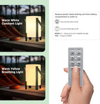 uuffoo LED Lamp Shower Lamp Rechargeable Lantern Table Lamp Cordless 3000K and Candle Light IP44 Dimmable for Indoor Outdoor Bathroom Patio Camping Restaurant Home