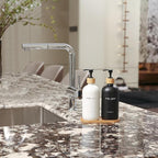 Black and White Soap Dispenser, Dish Soap Dispenser for Kitchen Decor(Black&White)