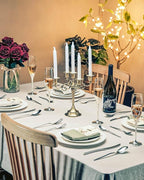 Lemeya 20-Piece Silverware Set for 4,Modern 18/10 Stainless Steel Flatware Set,Luxury Cutlery Set,Unique Utensils Set for Restaurant,Spoons and Forks Set,Mirror Polished,Dishwasher Safe