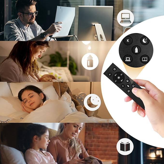 【Upgraded】 Arc Floor Lamps for Living Room - Stepless Dimmable Gold Tall Lamp with Remote Control & Color Temperature 9W LED Bulb, Over Couch Arched Reading Standing Lamp for Bedroom Brass