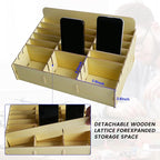 HengTianMei 24 Grid Cell Phone Organizes Storage Box for Office School Classroom