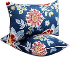 Outdoor Lumbar Pillows - Decorative Pillows with Insert Included Set of 2 Outdoor Pillows for Patio Furniture 12x20 Inch