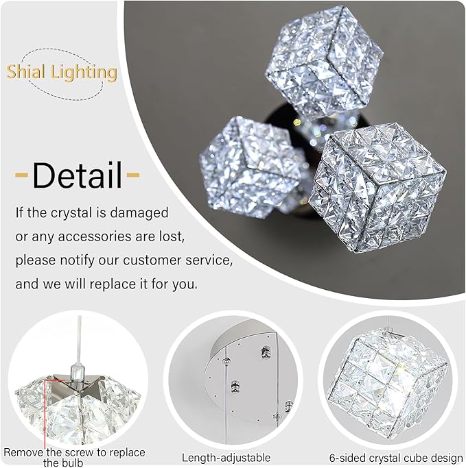 10-Lights Foyer Chandelier Modern Crystal Chandeliers Large Chandelier for High Ceilings,Crystal Pendant Light for Living Room Stairwell Dining Room Entryway
