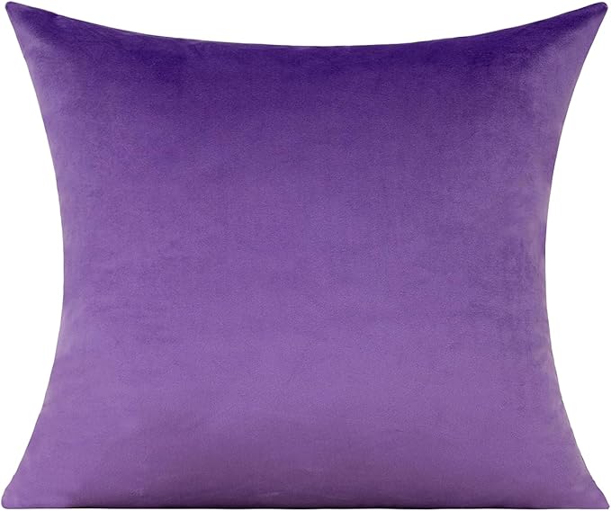VAKADO Purple Throw Pillow Covers Decorative 16x16 Set of 2 Outdoor Decor Couch Cushion Covers Pillowcases Home Bed Decoration for Sofa Bedroom Office