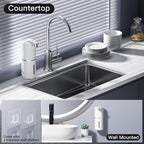 Automatic Soap Dispenser Touchless, 400ML/14fl.oz Rechargeable Liquid Dispensers with 4 Adjustable Levels, Wall Mount Hand Soaps Dispensor for Bathroom Kitchen