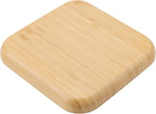 JOIKIT 3 Pack 12 Inch Bamboo Platter, Fine Polished Sqaure Wood Plates Bamboo Serving Tray for Holding Fruit, Bread, Cheese, Nut, Coffee, Tea, Plant Saucer