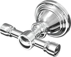Towel Hook for Bathrooms, Stainless Steel Robe Coat Hook Wall Mount, Heavy Duty Towel Hanger for Kitchen, Bedroom or RV (Chrome)