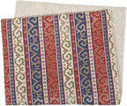 Boho Couch Pillow Covers Red and Blue Kilim - 14 x 24 Inches Decorative Throw Pillows, Lumbar Decor for Living Room, Bohemian Outdoor Case for Farmhouse, Ethnic Shams, Patio