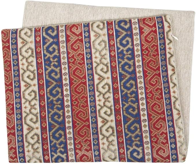 Boho Couch Pillow Covers Red and Blue Kilim - 14 x 24 Inches Decorative Throw Pillows, Lumbar Decor for Living Room, Bohemian Outdoor Case for Farmhouse, Ethnic Shams, Patio