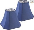 2 Pcs Navy Blue Square Cute Lamp Shades Octagonal Faux Silk Lampshade Replacement Medium Lampshade 6.5×13×10.6IN(Spider) Vintage Lamp Shade for Table & Floor Lamp - Easy Assembly