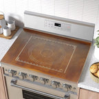 24" x 20" Reversible Wooden Pastry Board Wood Pasta Board with Lip Bread Board Cutting Board Chopping Board Pie Board with Engraved Ruler for Counter Top Kitchen-Brown