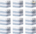 TAILI 12 Pack Vacuum Storage Bags, Jumbo Cube 31x40x15 Inch, Extra Large Vacuum Seale Bags for Comforters Blankets, Bedding, Clothing, Space Saver Closet Organization, Clear