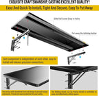 1.3x4ft Adjustable Rail Type Folding Storage Rack Shelf, Suitable for Garage, Storage Room, Kitchens Wall Shelf,Garage Storage Rack Floating Shelves, Wall Mounted Folding Table(1pcs-Black)