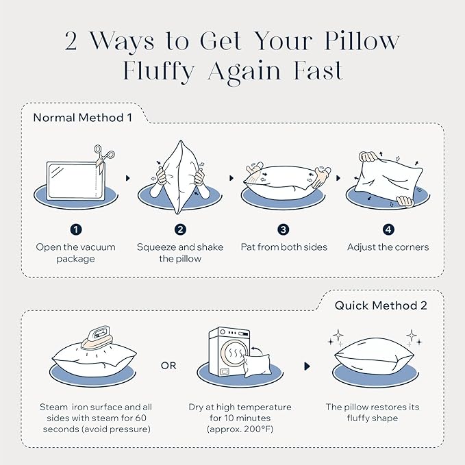 Phantoscope 100% Virgin Fiber Pillow Inserts, Premium Microfine Fiber Square Hypoallergenic Throw Pillow Inserts for Bedroom, Study, Chair 22x22 inches Pack of 2