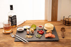 16x12in Large Slate Cheese Board for Meat, Cheese, Appetizers - Slate Platter with 2 Chalks - Perfect for Housewarming, Christmas, Mother's Day