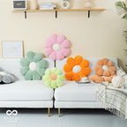 Sioloc Flower Pillow,Flower Shaped Throw Pillow Butt Cushion Flower Floor Pillow,Seating Cushion,Cute Room Decor & Plush Pillow for Bedroom Sofa Chair(Blush,29.5")