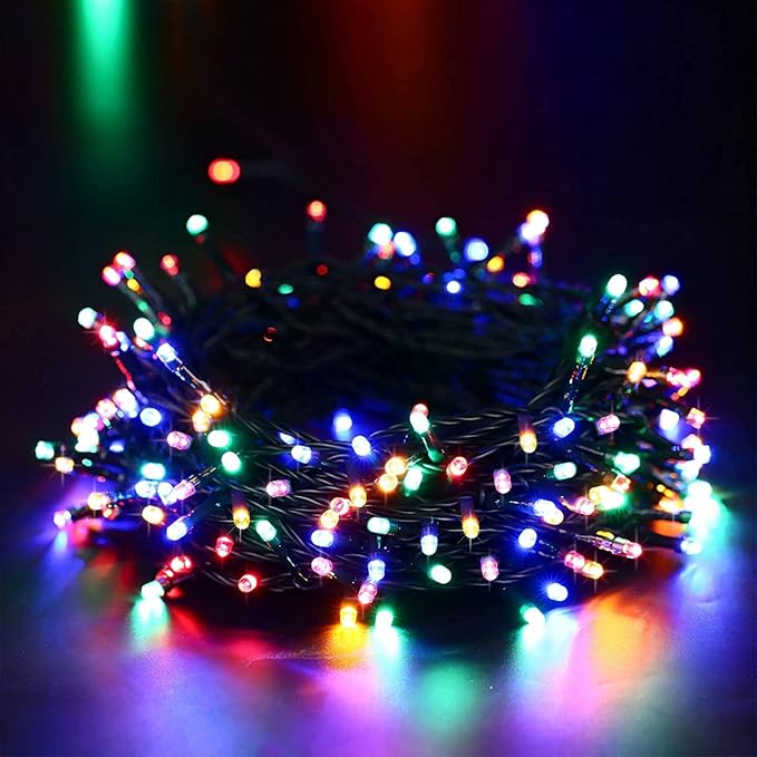 Flacchi 2 Pack Solar String Lights Each 72ft 200 LED 8 Modes Outdoor String Lights Waterproof Solar Fairy Lights for Garden, Patio, Fence, Balcony, Outdoors,Holiday Decoration