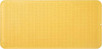 Silicone Dish Drying Mat for Multiple Usage,Easy clean,Eco-friendly,Heat-resistant Silicone Mat for Kitchen Counter or Sink,Refrigerator or Drawer Liner Yellow 5XL 36inches x 18inches