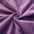 JAUXIO Diamond Pinch Pleated Crystal Velvet Pillowcases 2 Pack Solid Pintuck Throw Cushion Cover for Home Decor Hidden Zipper Closure (Purple, Standard)