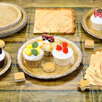Rustic Wood Grain Party Supplies for 16 – Disposable Plates, Napkins, Tablecloth & Cutlery – Ideal for Camping, Hunting, Outdoor or Forest-Themed Events
