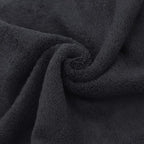 Luxury Hotel & Spa Quality, Quick Dry 100% Turkish Cotton 700 GSM, Eco Friendly Towel, for Bathroom Dobby Border Soft Bath Towel Set 27 X 54 (Black, Bath Towels - Set of 2)
