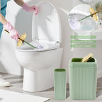 17PCS Bathroom Accessory Set Bathroom Set Green Bathroom Decor,Toilet Brush, Trash Can, Qtip Holder Dispenser& 3PCS Soap Dispenser